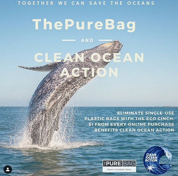 ThePureBag and Clean Ocean Action Team Up